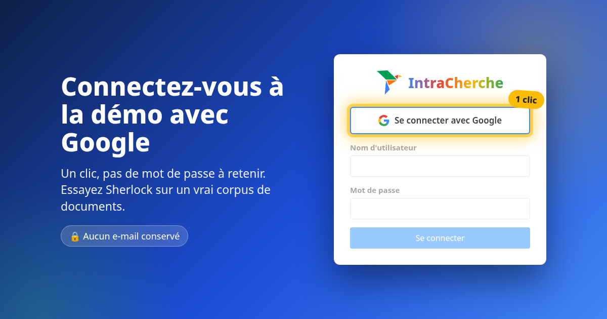 Page de connexion d